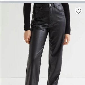 H&M leather pants